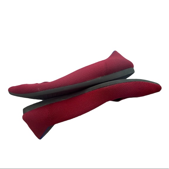 ROTHY'S "The Point" Chili Red Flats Size 7 - Picture 5 of 9